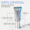 COSMEDIX Under Eye Serum for Dark Circles Puffiness Opti Crystal Lifting Firming Liquid Serum for Fine Lines Wrinkles Br