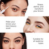 Arches and Halos Duo Luxury Brow Powder Eyebrow Shaper and Color Powder Compact with 2 Neutral Shades Warm Brown 01 oz