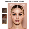 Youngfocus 14 Highly Pigmented Eyeshadows Blendable Natural Look Shimmer and Matte Eyeshadow Palette 6 Natural Waterproo