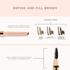 Pretty Vulgar Defined Brilliance Eyebrow Pencil DualSided Eyebrow Definer Pencil Classy Broad Taupe 035g 0012 Oz