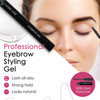 MarieJos Clear Eyebrow Gel Waterproof Brow Styling for AllDay Hold Clear Brow Gel Brow Lamination Effect SmudgeProof Fla