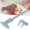 Vernier Caliper Eyebrow Stencil Reusable Permanent Eyebrow Positioning Ruler for Makeup Measuring