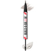 Maybelline BuildABrow 2in1 Brow Pen and Sealing Eyebrow Gel Eyebrow Makeup for RealLooking Fuller Brows Deep Brown 1 Cou