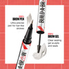 Maybelline BuildABrow 2in1 Brow Pen and Sealing Eyebrow Gel Eyebrow Makeup for RealLooking Fuller Brows Deep Brown 1 Cou