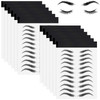 Maitys 12 Sheets 108 Pairs 4D Hair Like Waterproof Eyebrow Tattoos Stickers Temporary Transfer Brows Decal Peel off Fake