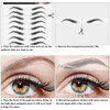 Maitys 12 Sheets 108 Pairs 4D Hair Like Waterproof Eyebrow Tattoos Stickers Temporary Transfer Brows Decal Peel off Fake