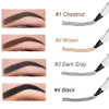 DEVIMIC Eyebrow Tattoo Pen Microblading Eyebrow Pencil with a MicroFork Tip Applicator Create Natural Looking Eyebrows E