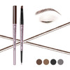Music Flower Double Ended Eyebrow Pencil Waterproof Natural Brow Enhancing Pen Long lasting Eye Makeup Pack of 1 Dark Br