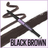 Maybelline Express Brow 2In1 Pencil and Powder Eyebrow Makeup Black Brown 1 Count