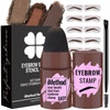 iMethod Eyebrow Stamp and Eyebrow Stencil Kit for Perfect Eyebrow Makeup Eyebrow Pomade 20 Eye brow Shaping Kit Easy to