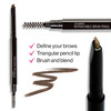 wet n wild Ultimate Eyebrow Retractable Definer Pencil Ash Brown DualSided Brow Brush Fine Tip Shapes Defines Fills Brow