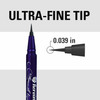Heroine Make by KISSME Waterproof Eyeliner with UltraFine 01mm Tip Liquid Eyeliner Pen for Sensitive Skin Cat Eye Liner