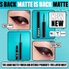 NYX PROFESSIONAL MAKEUP Vivid Matte Liquid Liner SmearResistant Eyeliner with Precise Tip Black