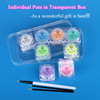 Bowitzki 8x5 Gram Water Activated Eyeliner Hydra Liner Makeup UV Glow Fluorescent Color Graphic Retro Face and Body Pain