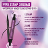 Kaja Winged Eyeliner Set Wink Stamp Original with Avocado Extract Doubleended Wing SmudgeProof Waterproof Eye Irritation