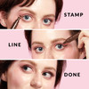 The Quick Flick Winged Eyeliner Stamp Waterproof Smudge Proof Vegan Cat Eye Stamp Eyeliner 4mm Thick Winged Stamp 10mm M