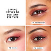 The Quick Flick Winged Eyeliner Stamp Waterproof Smudge Proof Vegan Cat Eye Stamp Eyeliner 4mm Thick Winged Stamp 10mm M