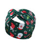 BBTDIN Christmas Turban Headband Women Girls Christmas Wide Hair Band Christmas Holiday Headware BHC20 (A1-Green)