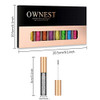 Ownest 10 Colors Liquid Glitter Eyeliner Set Metallic Shimmer Glitter Eyeshadow Long Lasting Waterproof Shimmer Sparklin