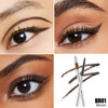 FOCALLURE Eyeliner Pencil with Builtin SharpenerWaterproofSmudge ProofGel Eye Liner Makeup PenRetractableLong Lasting Al