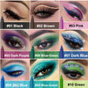 LemonSac 15PCS Colorful Eyeliner Pen Set Eye Shadow Pencil Pearl Matte Metallic Glitter Eyeliner for Women Eye Lip Liner