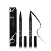 Waterproof Liquid Eyeliner Long LastingSmudgeproof Eye Liner 2 Packs Precise Eyeliner Pen for All Day with Slim Tip Blac
