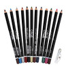 DCBEAUTIFUL 12Pcs Lot Set 12 Colors Waterproof Eyeliner Pencil Set with Pencil Sharpener