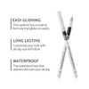 Fashionwu White Eyeliner Pencil Professional Highlighter Eye Liner Pen Soft Strokes Waterproof LongLasting Eyeshadow Eye