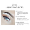 Fashionwu White Eyeliner Pencils Professional Use as Highlighter Soft Waterproof LongLasting Eyeshadow Eye Brightener Be