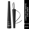FACESCANADA Matte Play Liquid Eyeliner Black Blue Smooth Matte Finish 24 Hrs Long Stay Waterproof Smudgeproof Fade Proof