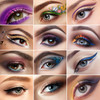 LOKFAR 14 Colors Eyeliner Pen Colorful Set Pearl Eyeliner Kit Metallic Eyeshadow Pencil Matte Glitter Colored EyeLiner L
