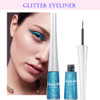 Aseawave 16 Colors Liquid Glitter Eyeliner Set Metallic Shimmer Glitter Eyeshadow Colorful Rainbow Eyeliner Long Lasting