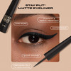 Milani Stay Put Matte Liquid Eyeliner Black Waterproof 17H Wear CrueltyFree Vegan Smudgeproof Long Lasting