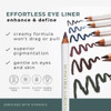 Honeybee Gardens Effortless Eyeliner Pencil in Smoking Gun Rich Pigmentation Smooth LongWearing Vegan GlutenFree