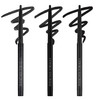 Physicians Formula Eye Booster Gel Black Eyeliner Set of 3 Shimmer Satin Matte WaterResistant Smudge Resistant Lasts All