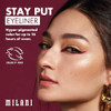 Milani Stay Put Eyeliner SemiSweet 001 Ounce CrueltyFree SelfSharpening Eye Pencil with BuiltIn Smudger Line Define Eyes