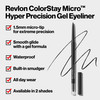 Revlon Gel Eyeliner ColorStay Micro Hyper Precision Eye Makeup with Builtin Smudger Waterproof Longwearing with Micro Pr