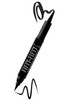 Palladio FiftyFifty Eye Liquid Liner Dual Ended Professional Eye Styling UltraSoft Kajal crayon and Super Precise Fiber