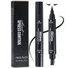 Secret Xpress Control Winged Eyeliner Stamp Waterproof Long Lasting Liquid Black Pen Cat Eye Matte Eye Makeup Black 2 Pa