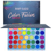 Color Fusion Eyeshadow Palette Highly Pigmented 39 Shades Pink Purple Matte and Shimmers Makeup Palette Blendable Waterp