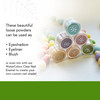 Honeybee Gardens PowderColors Clean Mineral Eye Shadow in Satin Sheets Pale Sparkly Peach With Gold Highlights Versatile