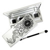 Honeybee Gardens Refillable Pressed Eye Shadow Quad Compact Holds Up To Four Eye Shadow Colors Fits 26mm or Smaller Pan