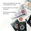 Honeybee Gardens Refillable Pressed Eye Shadow Quad Compact Holds Up To Four Eye Shadow Colors Fits 26mm or Smaller Pan