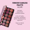 Revolution Beauty Forever Flawless Eyeshadow Palette 18 Pigmented Shades Nude Warm Pressed Powder Mattes Shimmers Glitte