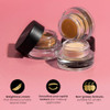 Frankie Rose Weightless Cream Eyeshadow Primer LongLasting Eyelid Primer Eyeshadow Base NonGreasy Formula Eye Primer Tin