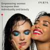 PUPA Milano Make Up Stories Eyeshadow Palette 003 Bright Violet 10Shade Shadow Collection with Matte Satin and Metallic