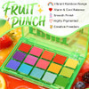 UCANBE Bright Colorful Neon Rainbow Makeup Eyeshadow Palette 15 Shades Green Purple Yellow Make Up Pallets Kit Vibrant S