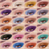 evpct 10 Colors Glitter Liquid Eyeliner Eye Eyeshadow Makeup Set Pink Brown White Gold Glitter Liquid Eyeshadow Gel Eyel