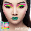 Afflano Neon Makeup Palette Eyeshadow Glow in the Dark Colorful Eyeshadow Palette Highly Pigmented Neon Party UV Blackli