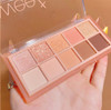 Go Ho 10 Colors Eyeshadow PaletteMatteGlitterShimmer Eyeshadow Korean MakeupLong Lasting Blendable ShadesNaturingLooking